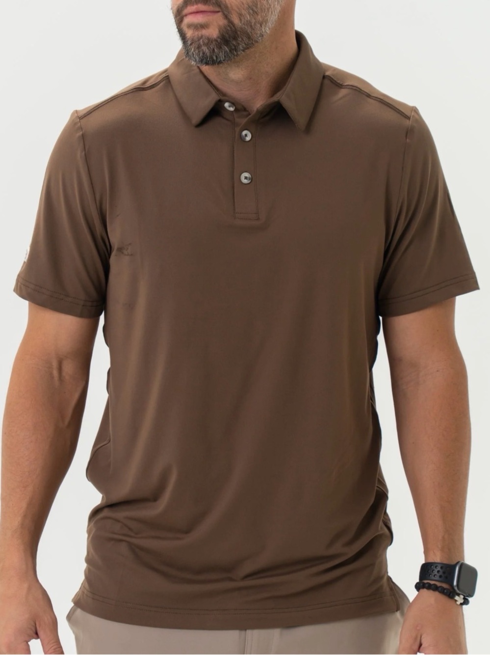 Burlebo Performance Polo - Heather Brown